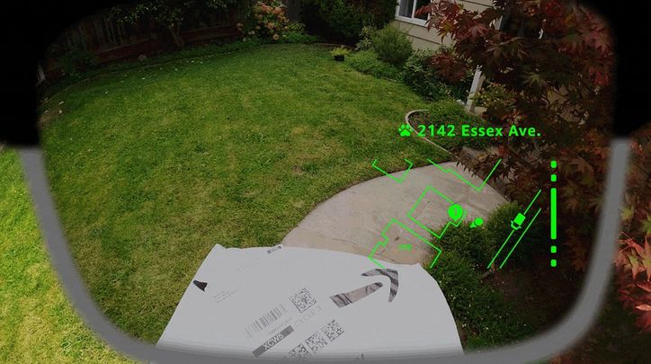 Inteligentne okulary dla kurierów Amazona