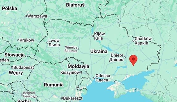 Zaznaczone miasto Hulajpole