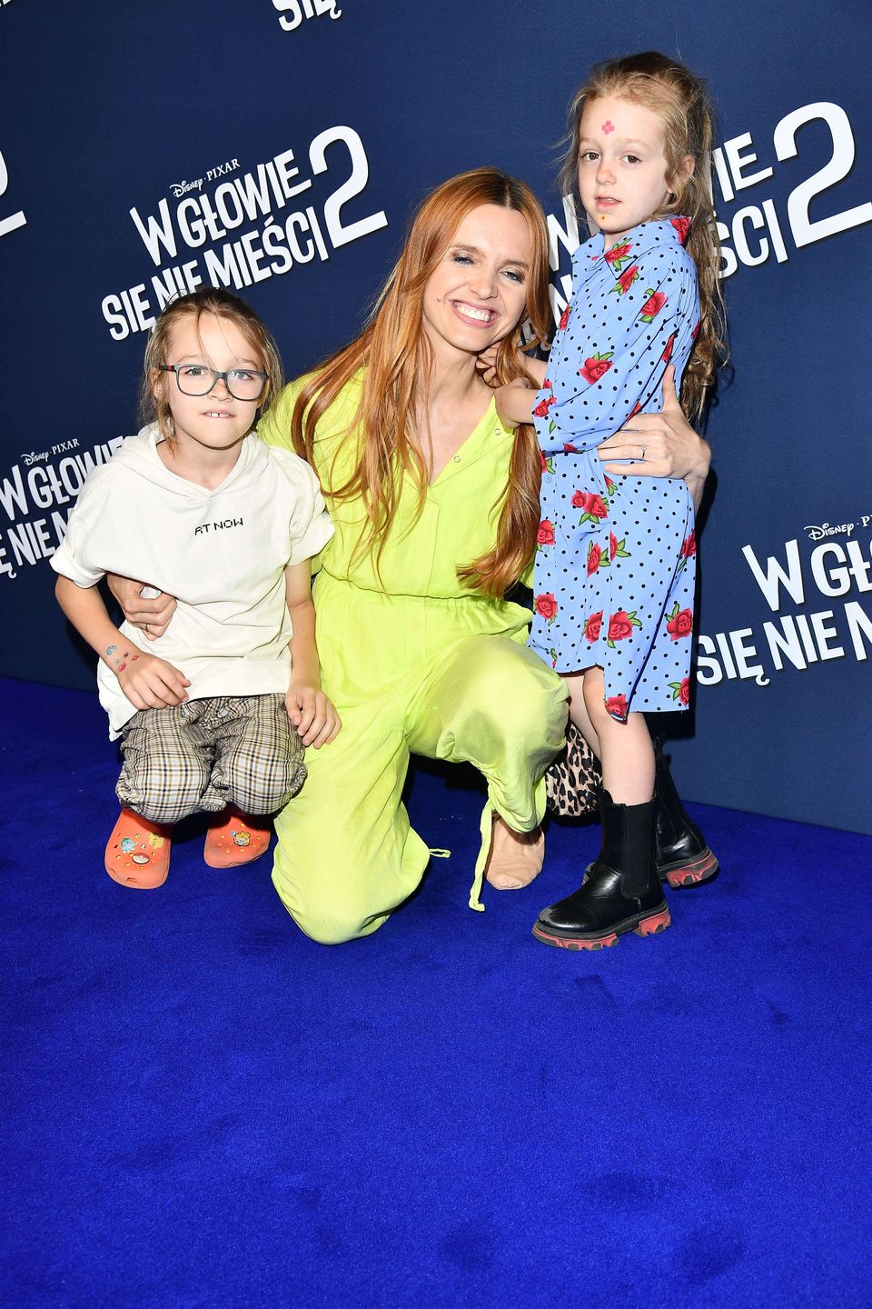 Katarzyna Burzyńska z dziećmi