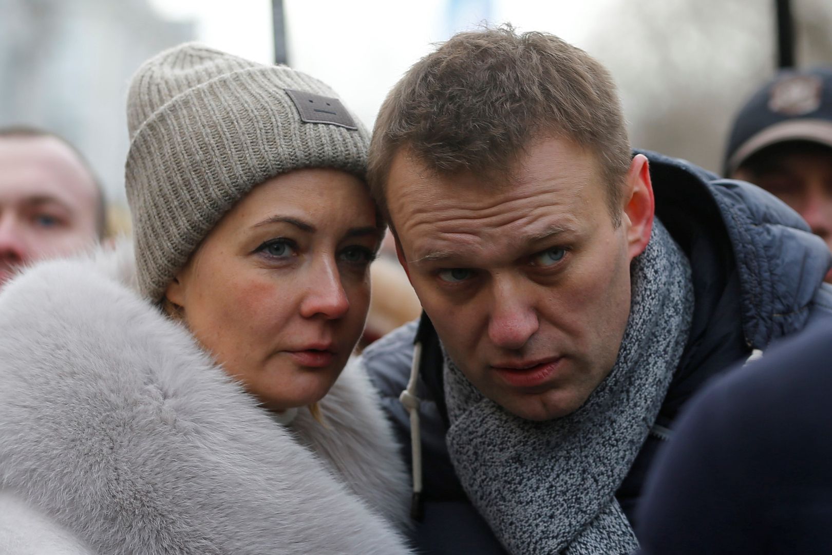 Anniversary of assassination of Boris Nemtsov
MOSCOW, RUSSIA - FEBRUARY 26: Russian opposition leader Alexei Navalny and his wife Yulia take part in a march in memory of opposition leader Boris Nemtsov in Moscow, Russia, on February 26, 2017. (Photo by Sefa Karacan/Anadolu Agency/Getty Images)
Anadolu Agency
Russia, 2017, Moscow, memorial march, Russian opposition politician Boris Nemtsov