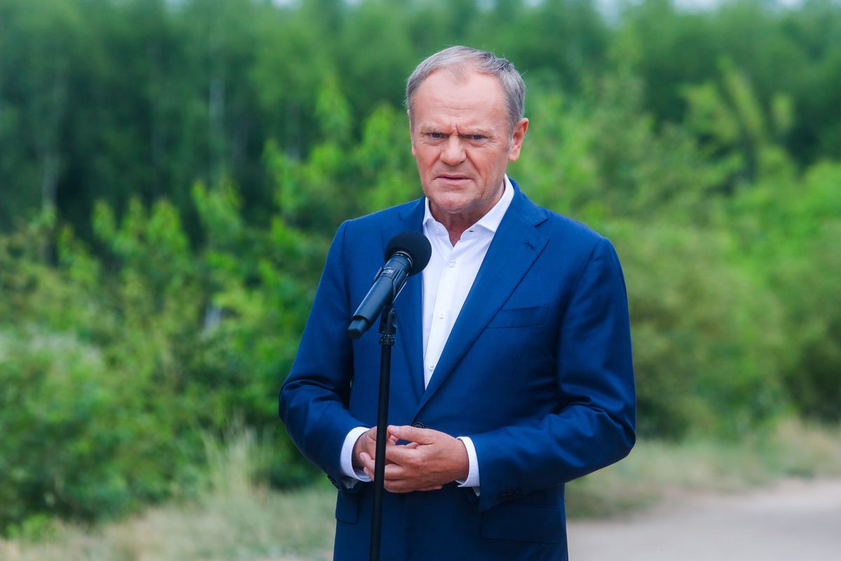 Donald Tusk powiedział o planach rządu ws. strefy buforowej przy granicy polsko-białoruskiej