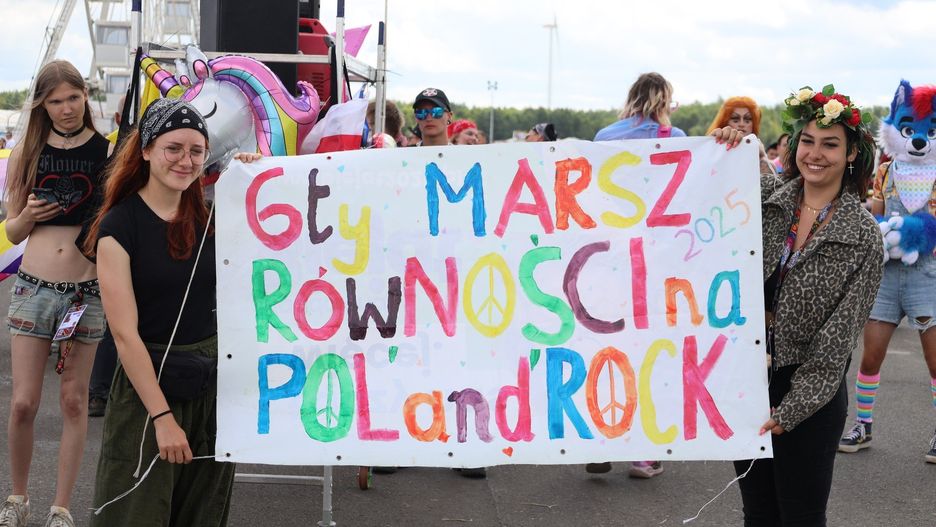 Marsz Równości na Pol&#39;and&#39;Rock 2025 w Czaplinku