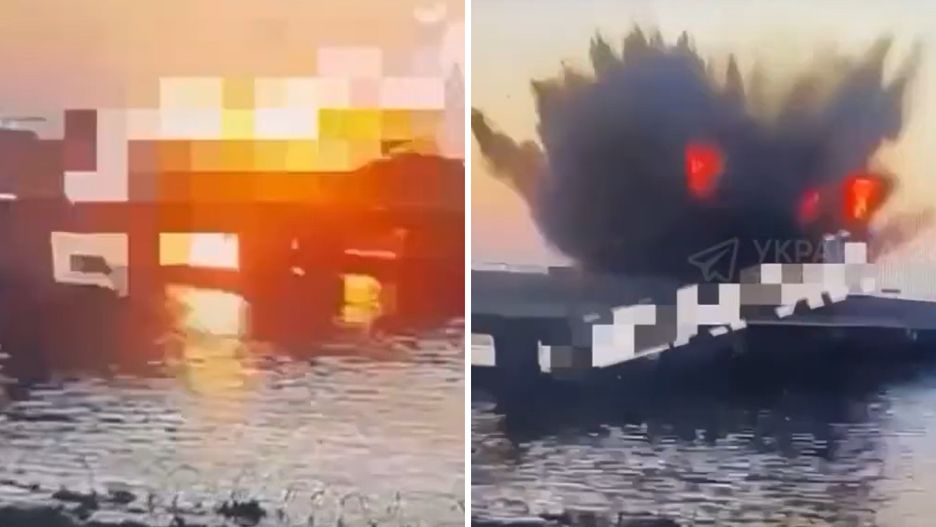 Atak na "bramę Krymu". Jest nagranie