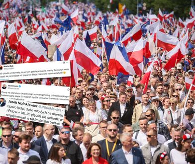 Marsze poparcia w Warszawie. Lawina komentarzy