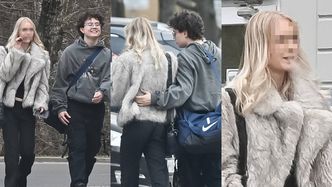 Mateusz Pawłowski pędzi na trening przed "TzG" w towarzystwie uzbrojonej w futerko i papierosa UKOCHANEJ (ZDJĘCIA)