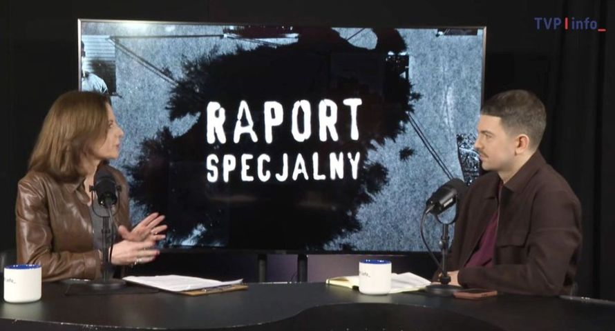 Bianka Mikołajewska z podcastem towarzyszącym "Raportowi Specjalnemu"