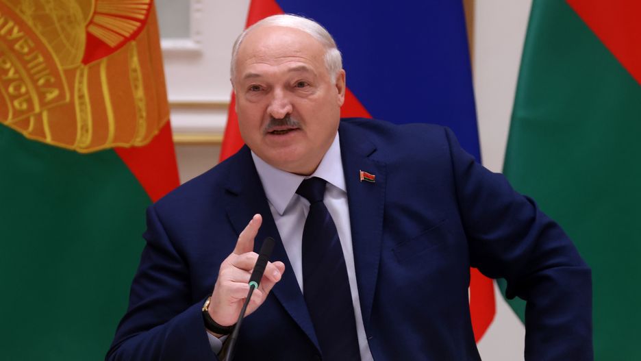 MINSK, BELARUS - DECEMBER 6: (RUSSIA OUT)  Belarusian President Alexander Lukashenko speaks during a signing ceremony at the Supreme Council of Russia and Belarus, December 6, 2024, in Minsk, Belarus. President Putin is having a one-day trip to Belarus. (Photo by Contributor/Getty Images)