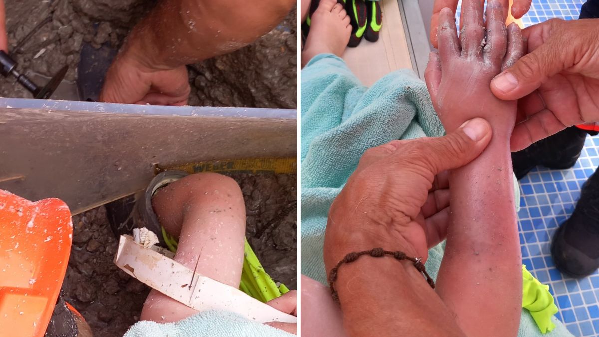 Chłopiec trafił do szpitala