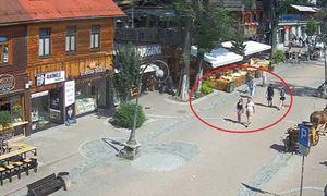 Sprawdza się czarny scenariusz. Była godz. 15:32. Ujęcie z Krupówek