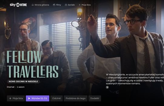 Dialogi i opisy na SkyShowtime z błędami. Platforma odpowiada