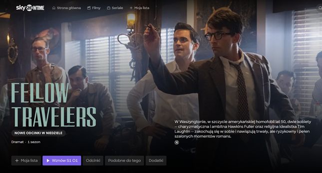 Dialogi i opisy na SkyShowtime z błędami. Platforma odpowiada