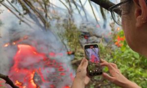 Wybuchł wulkan. Zaobserwowano wyjątkowo rzadkie zjawisko. "Potężne, mistyczne"