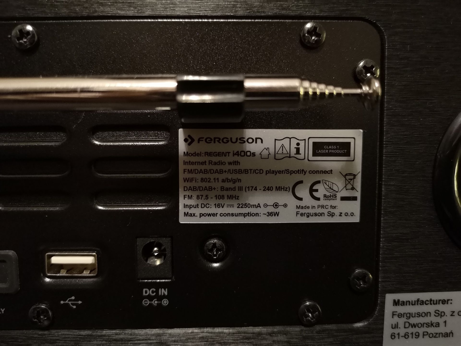 Test Ferguson Regent i400s – wszystkomające radio internetowe 15