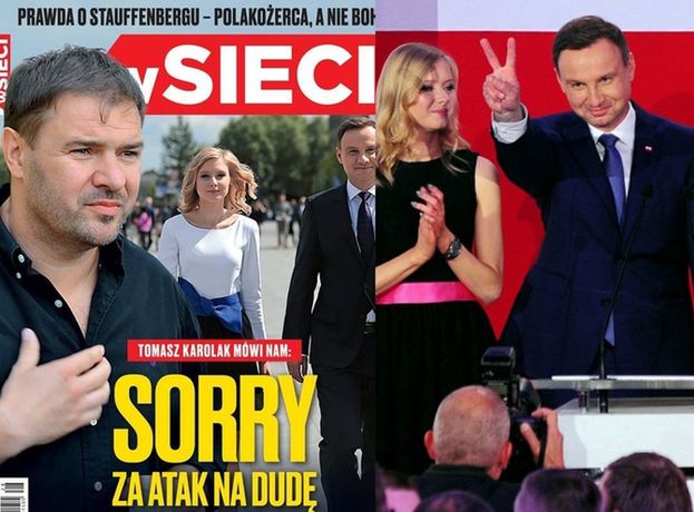 Karolak przeprasza: "SORRY ZA ATAK NA DUDĘ!"