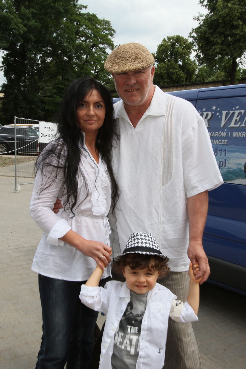 Rynkowscy z synem w 2011 roku. Junior miał wtedy 3 lata