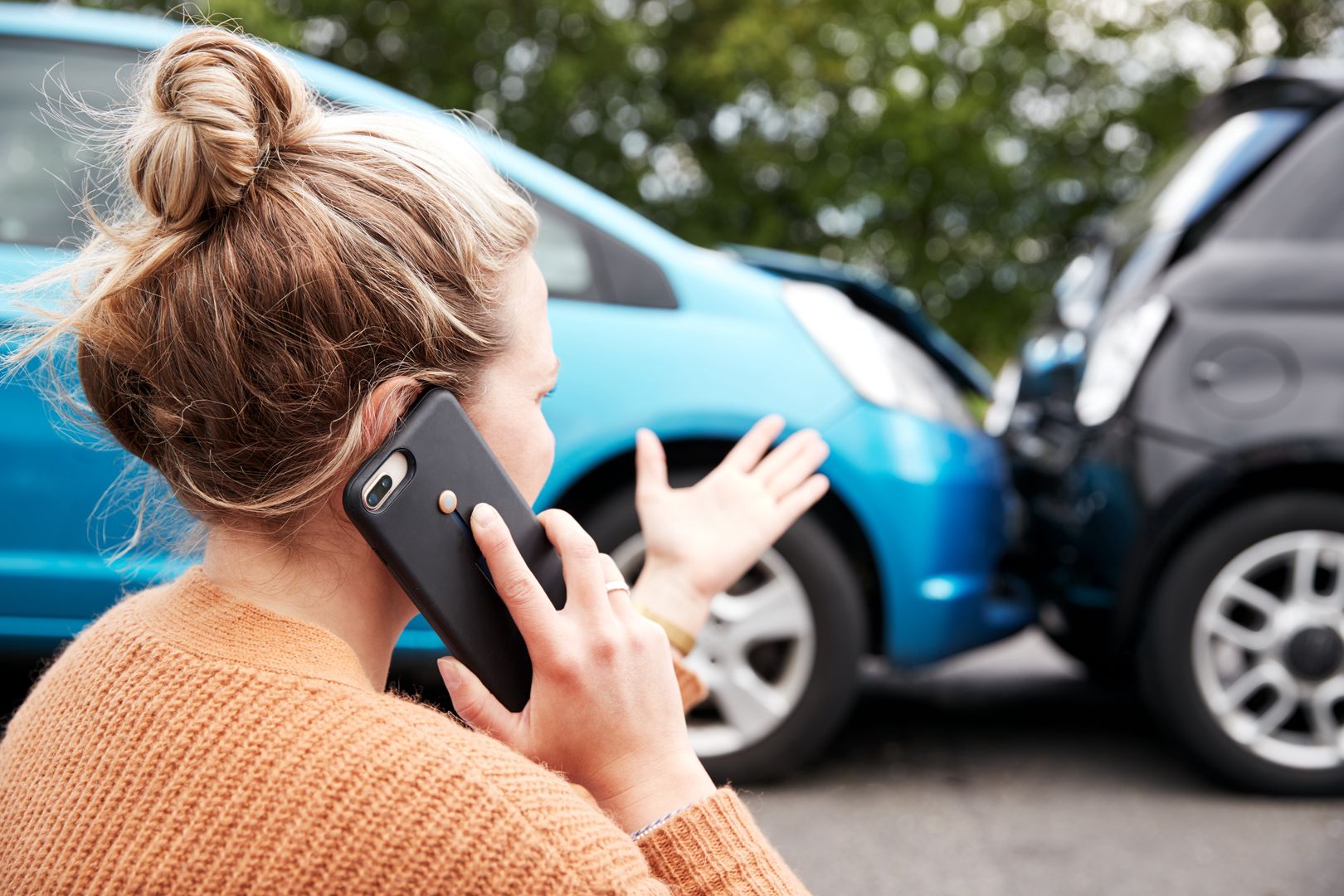 Female Motorist Involved In Car Accident Calling Insurance Company Or Recovery Service
Female Motorist Involved In Car Accident Calling Insurance Company Or Recovery Service
Monkey Business Images
driver, woman, car, accident, damage, crash, phone call, mobile, mobile phone, cell, cellphone, communication, insurance, insurance company, breakdown, recovery, garage, auto repair shop, claim, damaged, collision, auto, wreck, automobile, vehicle, repair, women, female, one person, person, people, caucasian, 30s, thirties, outdoors, horizontal, motorist, rear view, view from behind