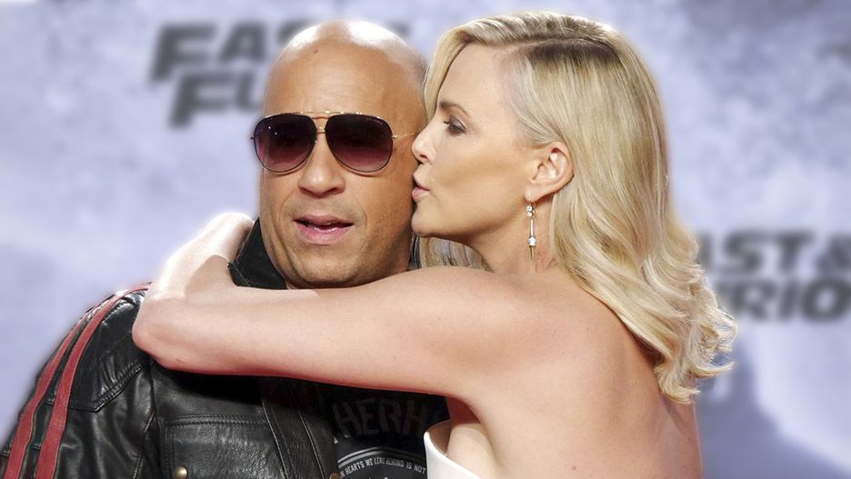 Gwiazdy "Szybkich i wściekłych" - Vin Diesel i Charlize Theron