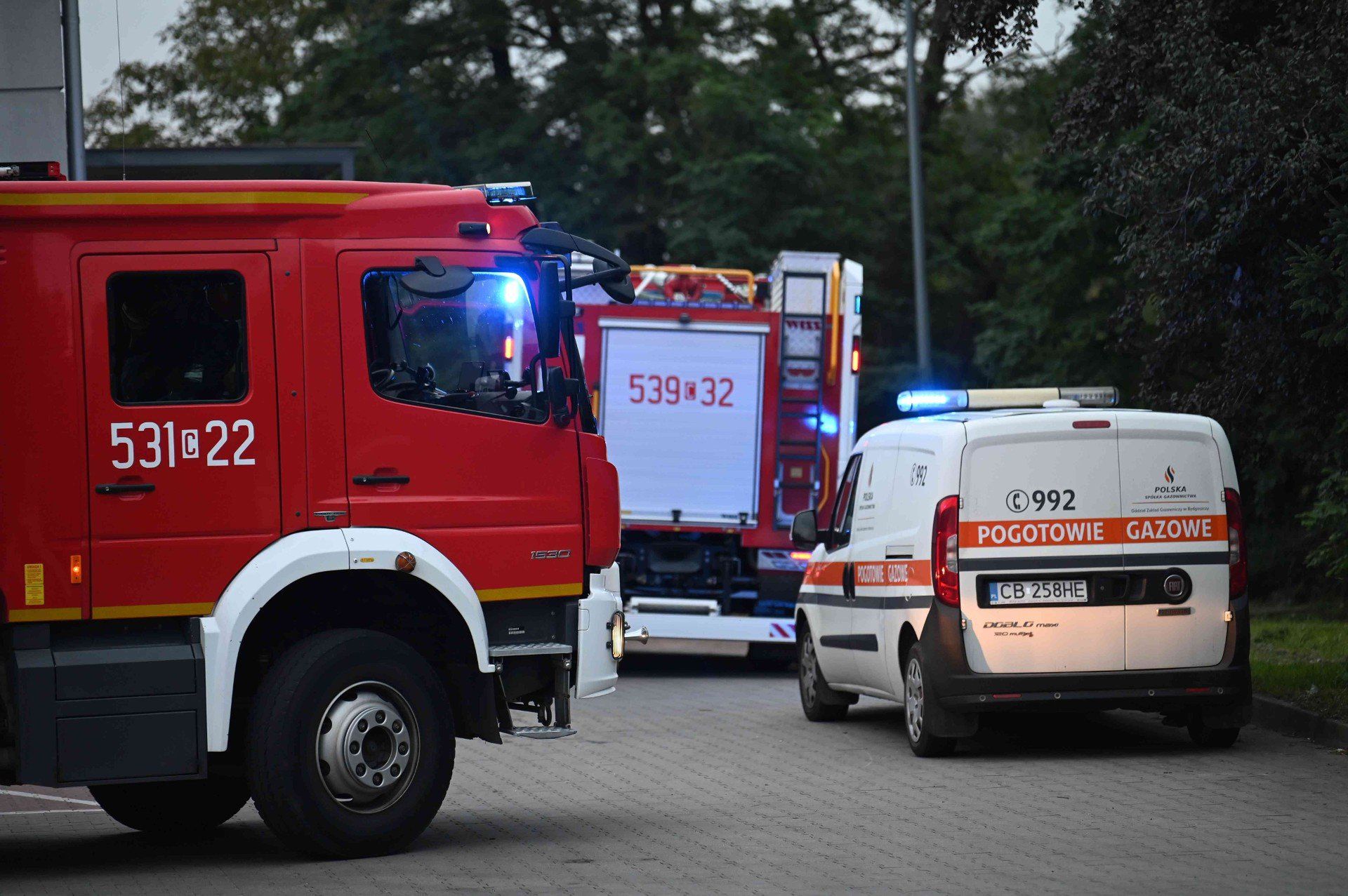 30 września 2025 r. służby zostały wezwane do marketu Biedronka w Przechowie