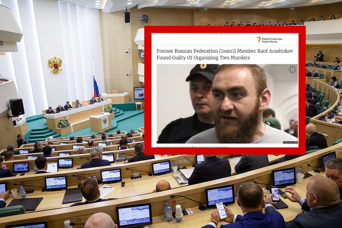 Araszukow został uznany za winnego organizacji podwójnego morderstwa