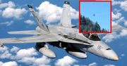 Myśliwiec rozbił się w USA. Pilot się katapultował, las w płomieniach