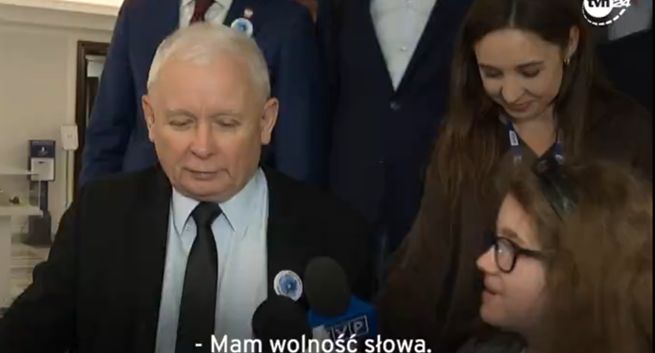 Kaczyński bez szacunku do najmłodszej reporterki w Sejmie. „Wolność słowa nie dla dzieci”