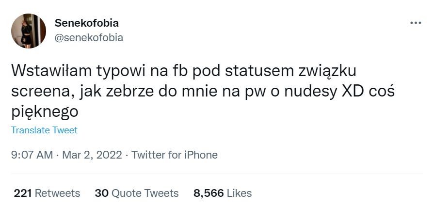 Był w związku, zapytał o nudesy