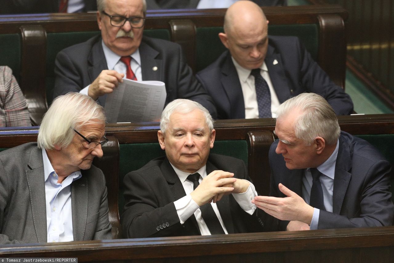 Jarosław Kaczyński w Sejmie