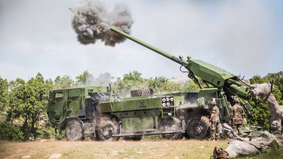 CAESAR w wersji 8x8 podczas pracy