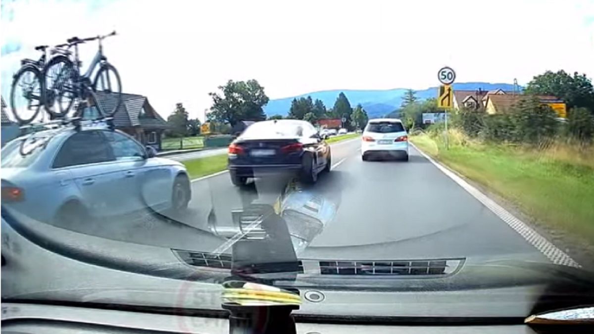Kierowca BMW dał pokaz niewiedzy o przepisach