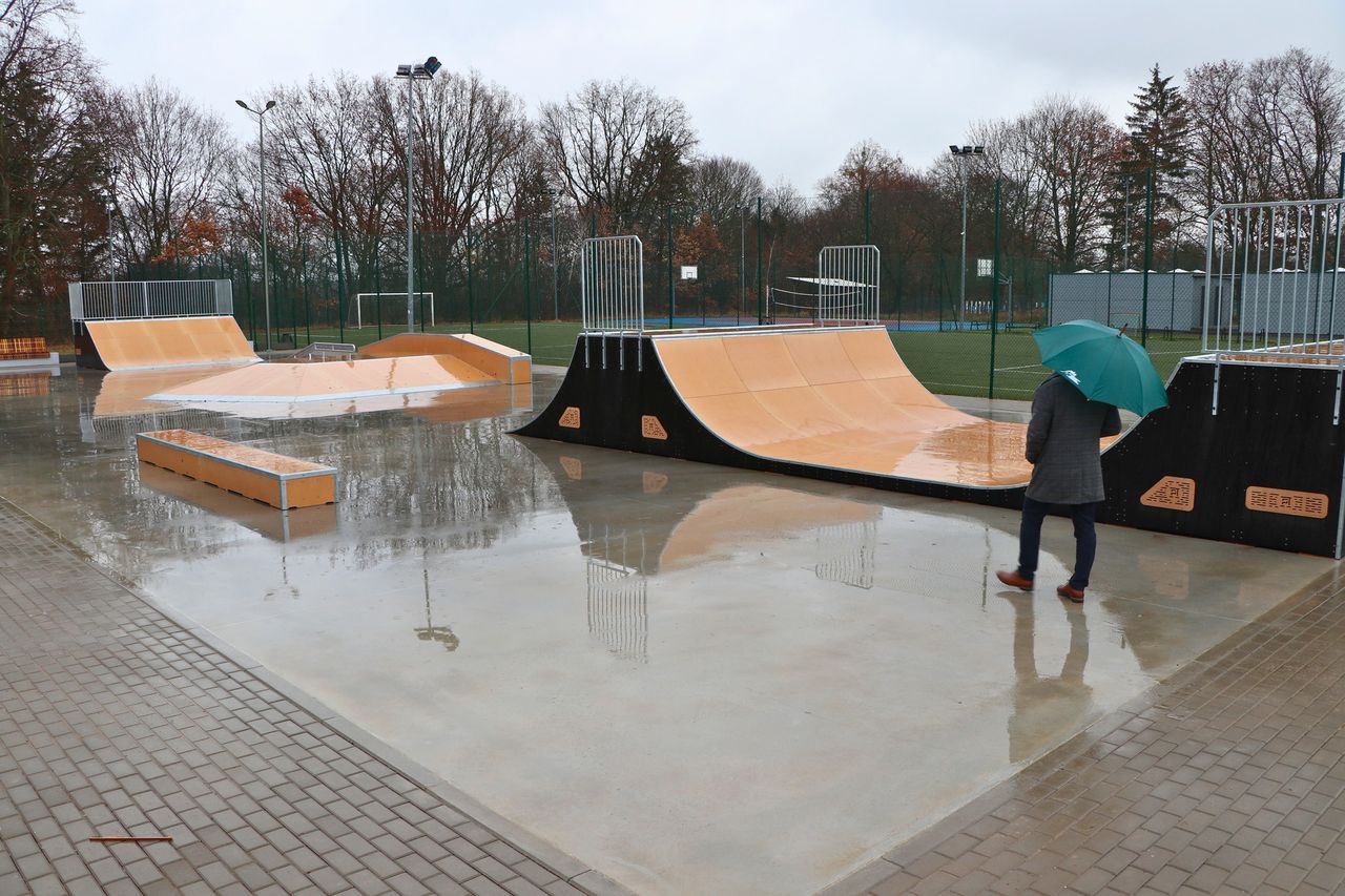 W Wyrzysku powstał skatepark dla dzieci i młodzieży
