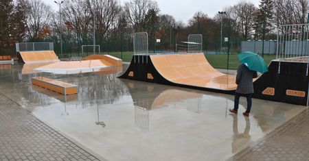 W Wyrzysku powstał skatepark dla dzieci i młodzieży