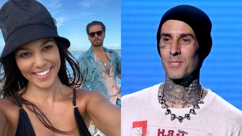 Kourtney Kardashian i Travis Barker wymieniają czułości na pustyni