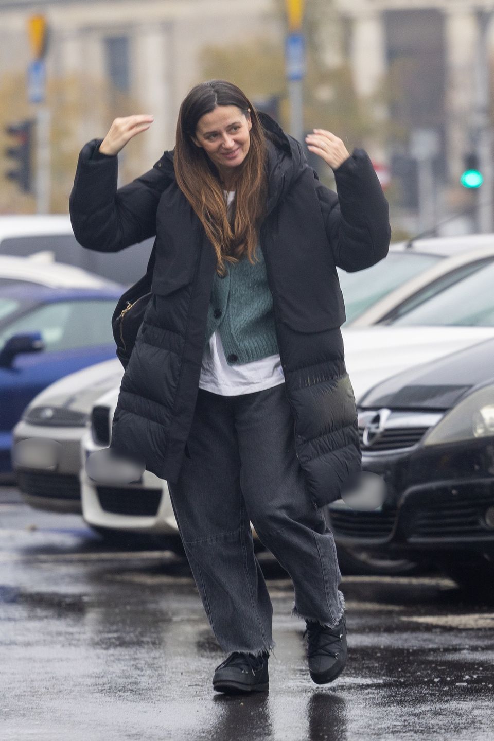 Agnieszka Grochowska z tajemniczym przyjacielem (?)