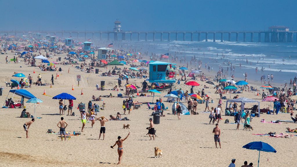 Plaża kalifornia usa nie zyje
