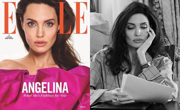 Angelina-aktywistka promuje się na okładce "Elle"
