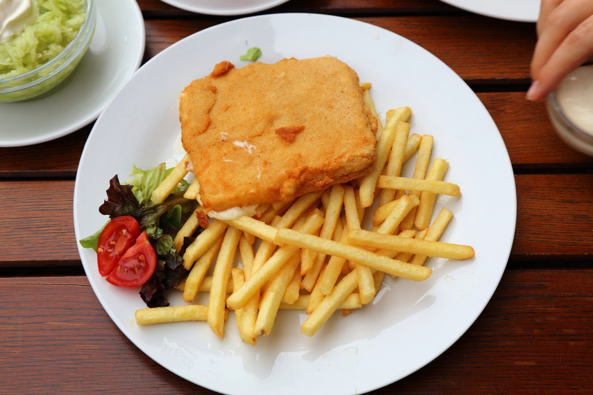 Fried cheese (smazeny syr) in Czechia