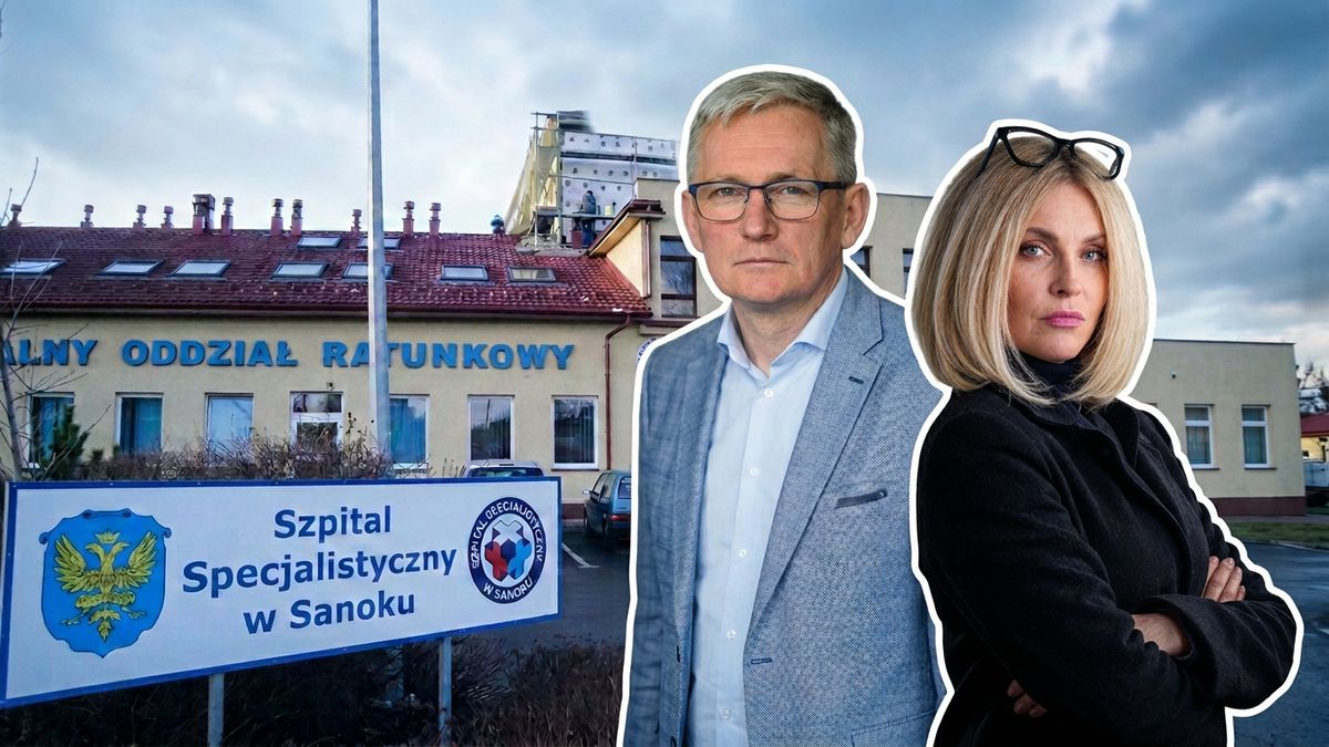Na zdj. po lewej Robert Pieszczoch, po prawej Małgorzata Sawicka