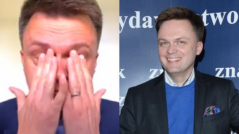 Szymon Hołownia tłumaczy się z płaczu nad konstytucją