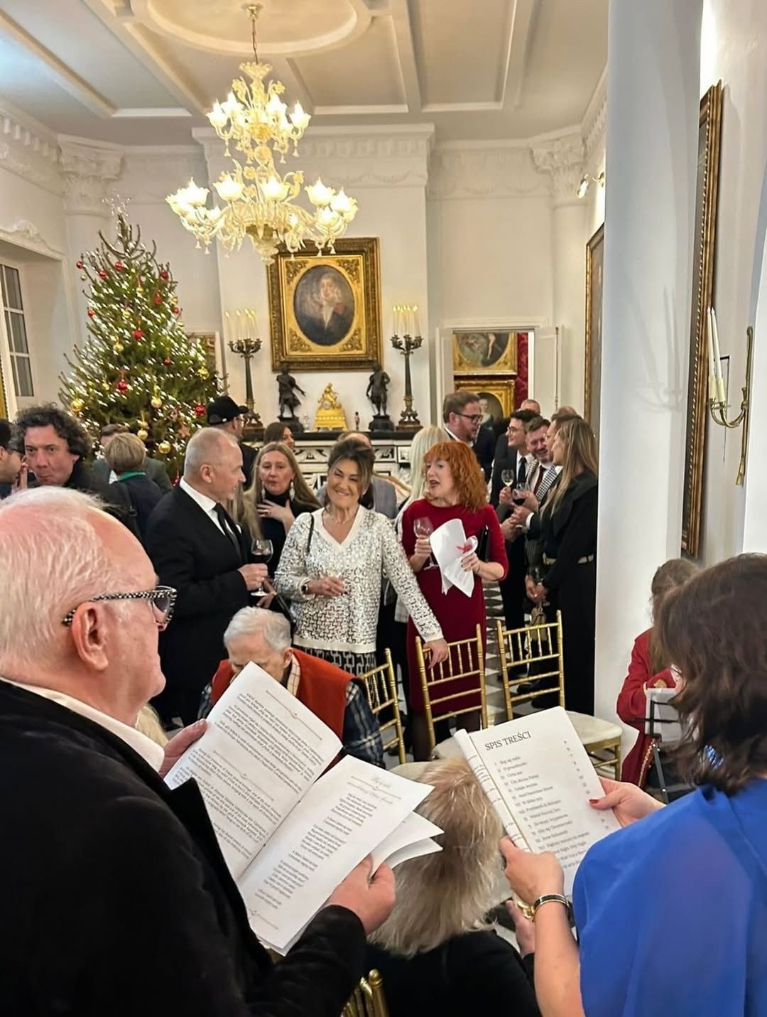 Gwiazdy na kolędowaniu u Jana Lubomirskiego