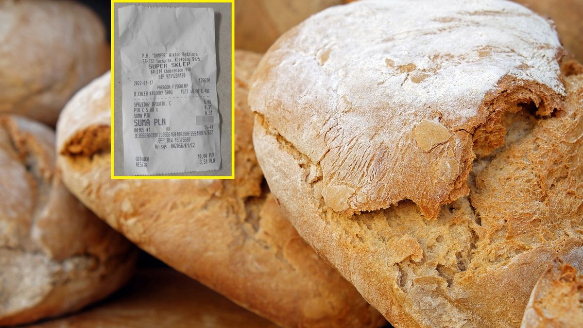 Zwykły, biały chleb krojony. Cena? 6,49 zł. 