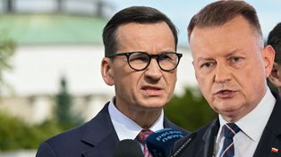 Błaszczak uderza w Morawieckiego. Wskazuje na prezesa PiS