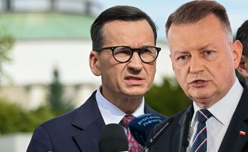 Błaszczak uderza w Morawieckiego. Wskazuje na prezesa PiS