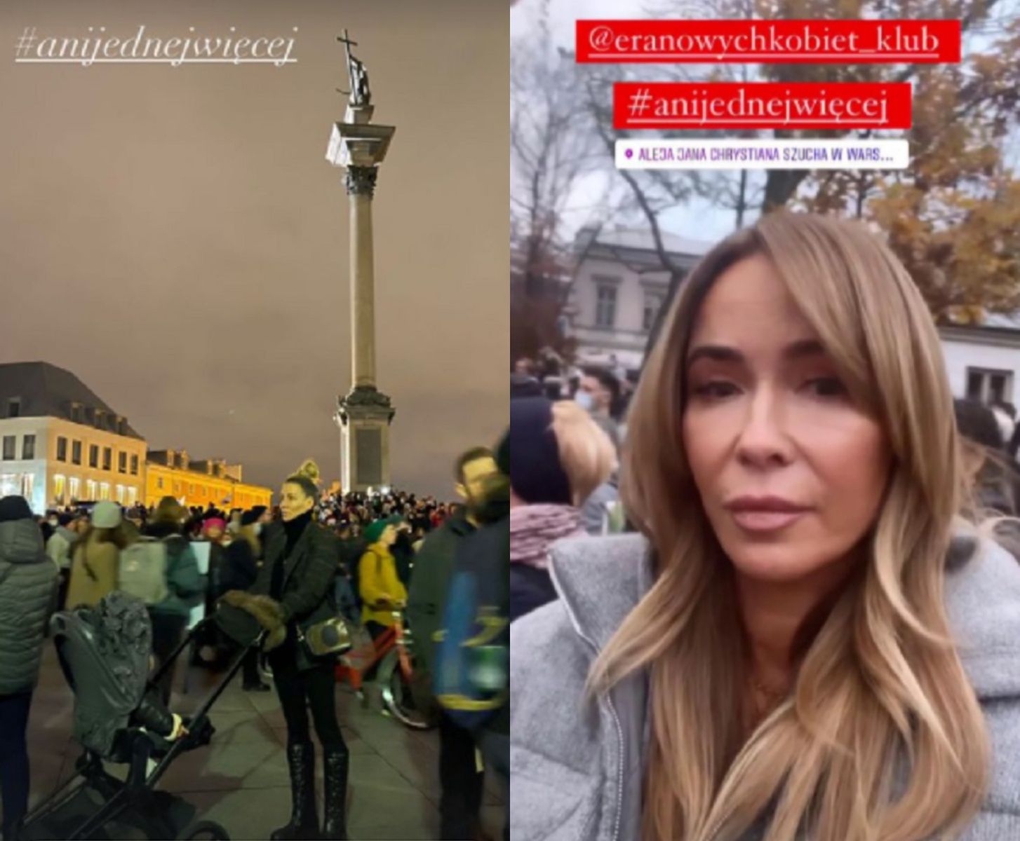 Gwiazdy na marszu ku czci Izy 