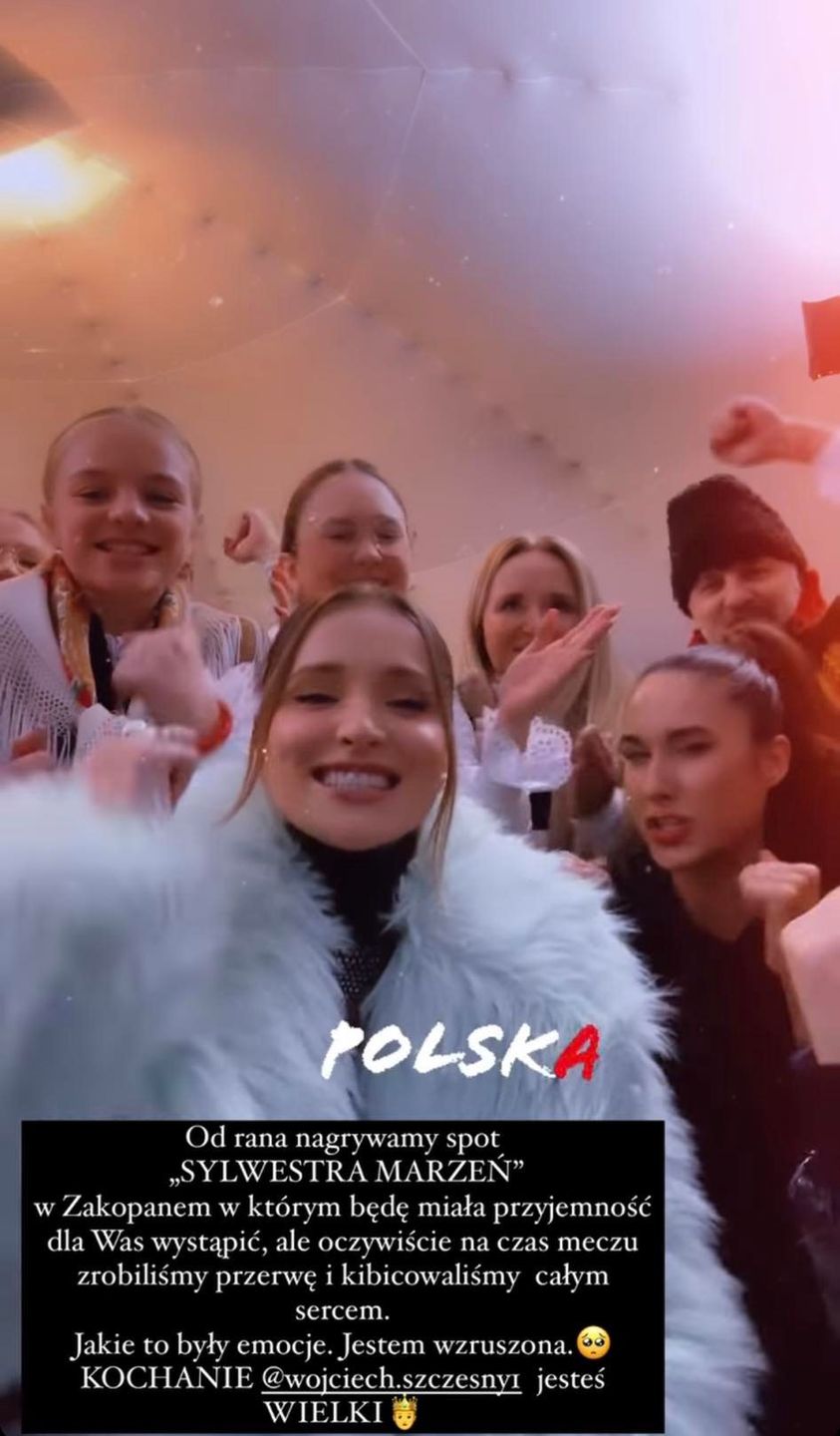Marina Łuczenko świętuje sukces męża