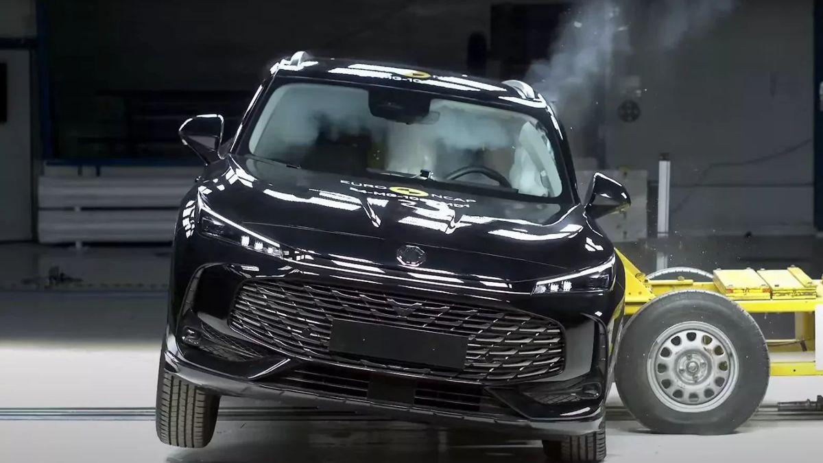 MG HS w teście zderzeniowym Euro NCAP