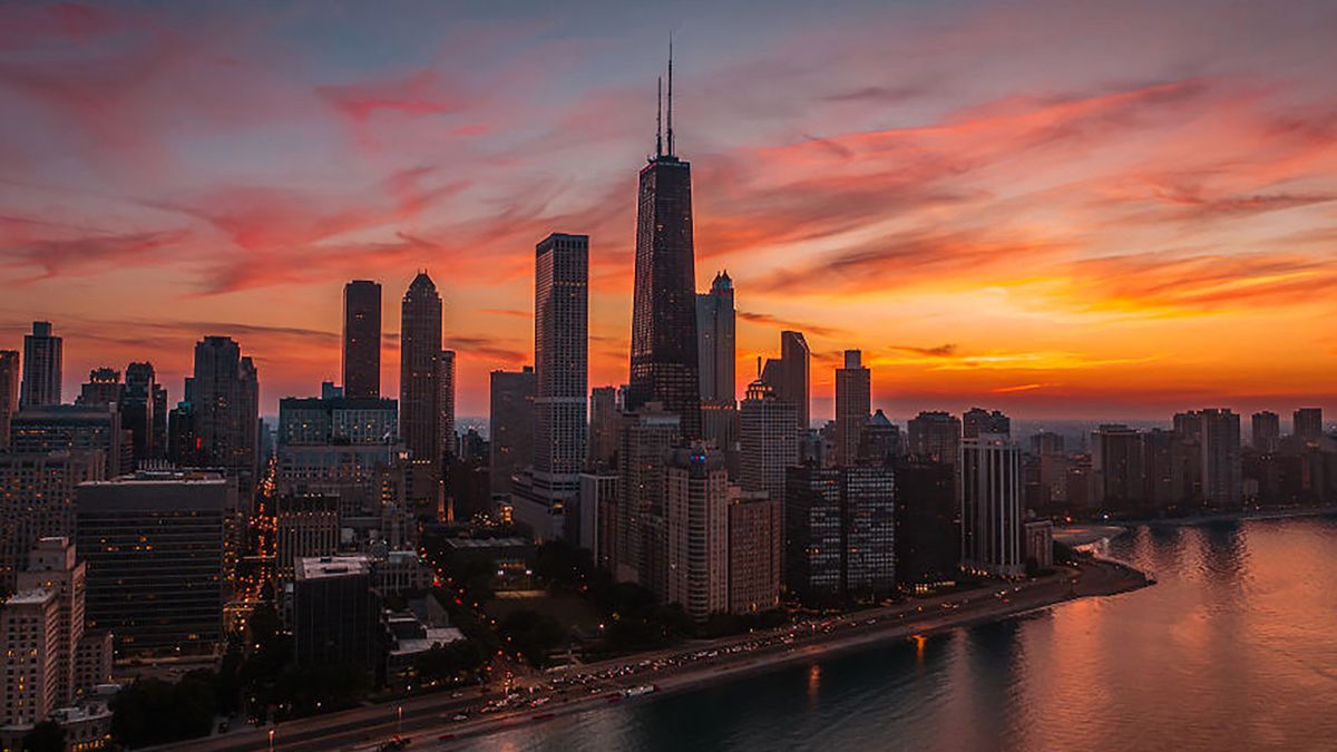 Amerykański sen, czyli przepiękne wschody i zachody słońca nad Chicago 1