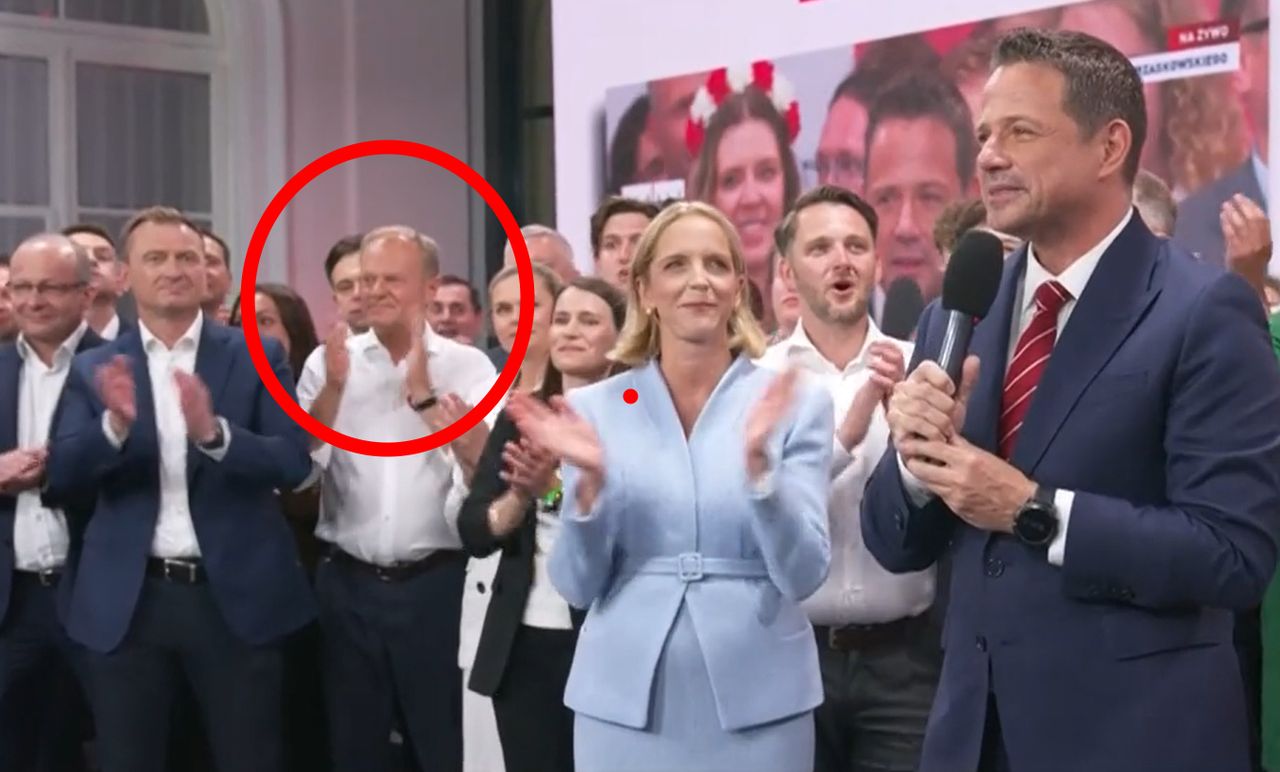 Tusk w cieniu. Trzaskowski nawet o nim wspomniał