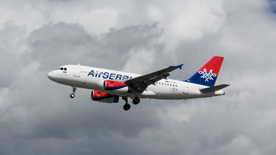 Air Serbia wciąż lata do Rosji