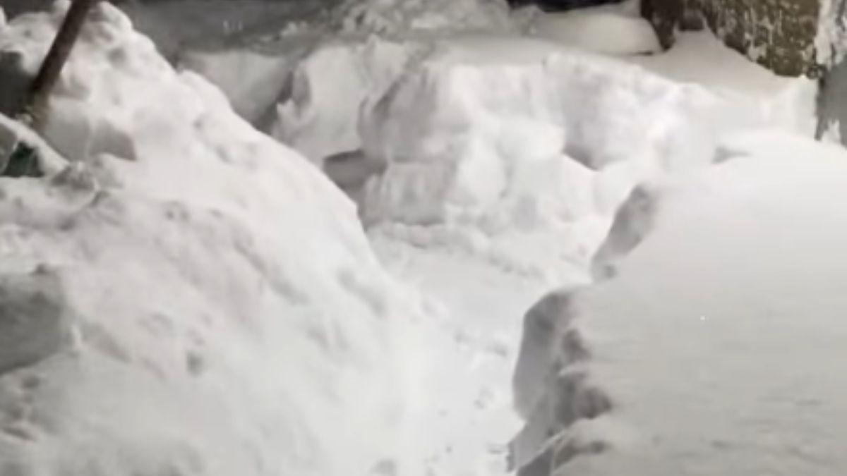 Mnóstwo śniegu spadło w miejsowości Zakrzewko.