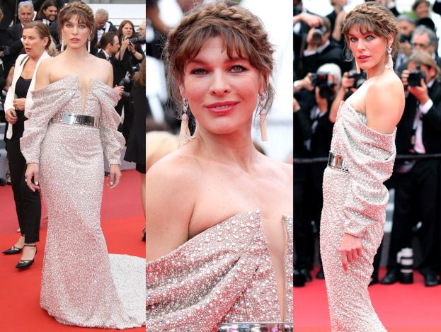 Cannes 2019: Powabna Milla Jovovich ryzykuje odsłonięciem sutków na czerwonym dywanie